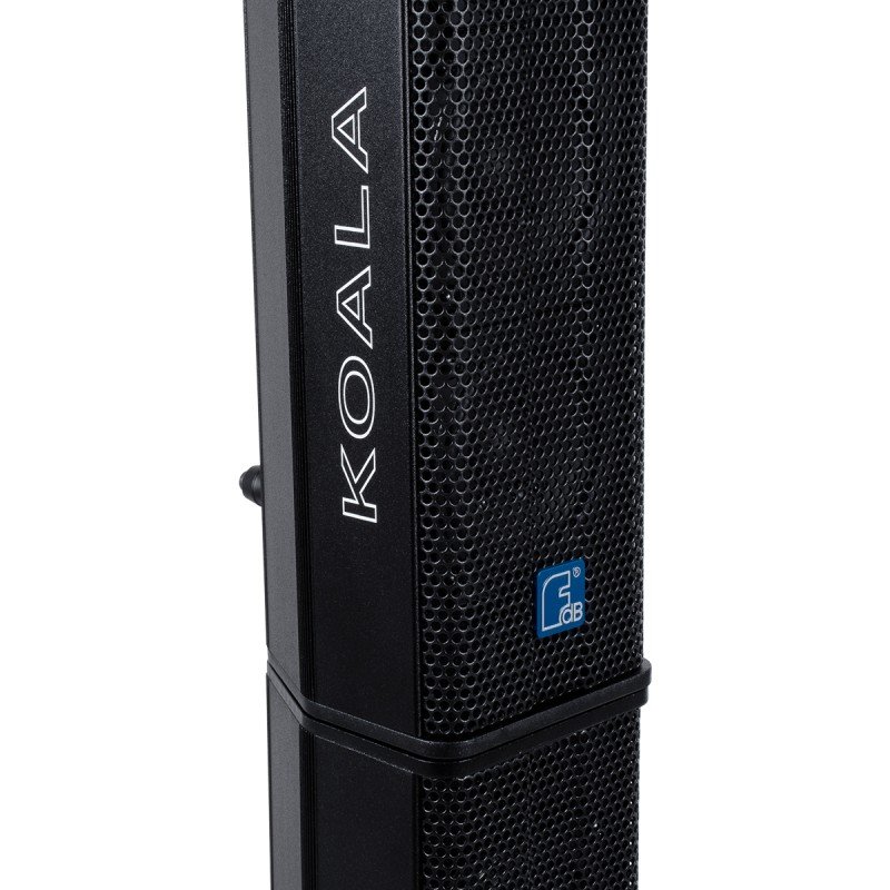 GloboStar® FDB K803 98024 PA Speaker - Παθητικό Ηχείο Column Κολωνάτο Επιτοίχιο & Επιδαπέδιο 8Ω - 200W RMS (800W Peak) - 8 x 3" Inches Mid & HF - IP20 - Μαύρο - Μ10 x Π11 x Υ75cm - Ζεύγος