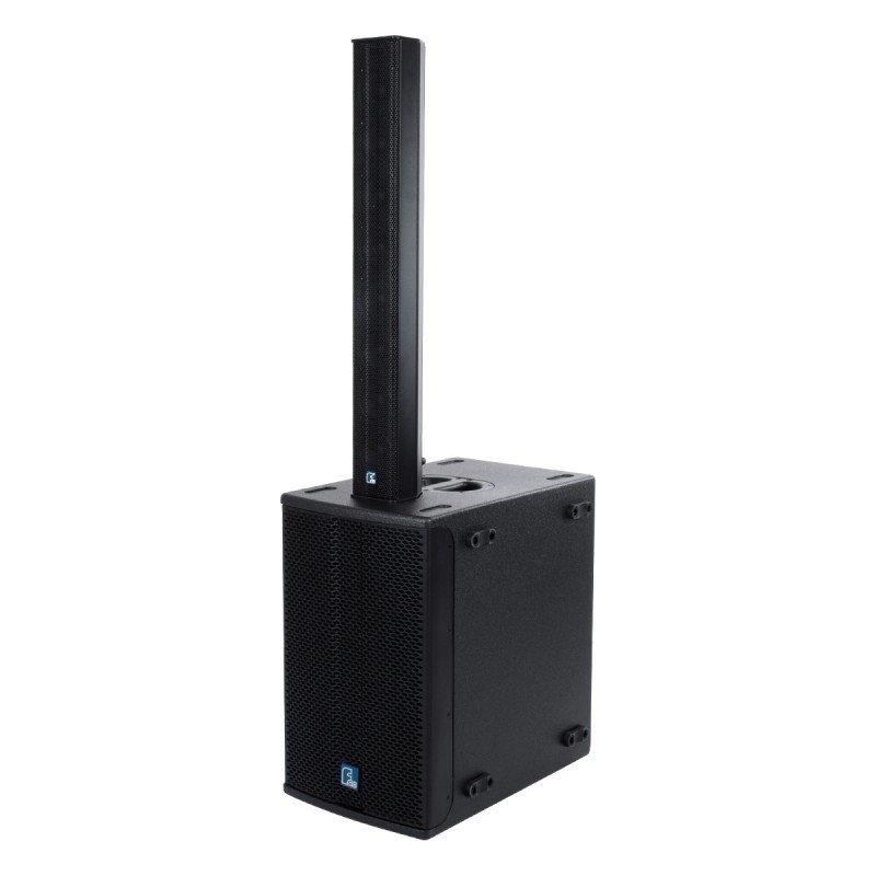 GloboStar® FDB K803 98024 PA Speaker - Παθητικό Ηχείο Column Κολωνάτο Επιτοίχιο & Επιδαπέδιο 8Ω - 200W RMS (800W Peak) - 8 x 3" Inches Mid & HF - IP20 - Μαύρο - Μ10 x Π11 x Υ75cm - Ζεύγος