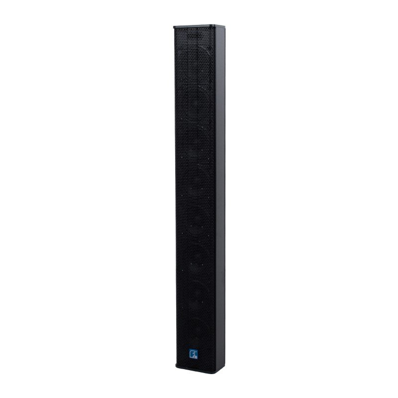 GloboStar® FDB K803 98024 PA Speaker - Παθητικό Ηχείο Column Κολωνάτο Επιτοίχιο & Επιδαπέδιο 8Ω - 200W RMS (800W Peak) - 8 x 3" Inches Mid & HF - IP20 - Μαύρο - Μ10 x Π11 x Υ75cm - Ζεύγος