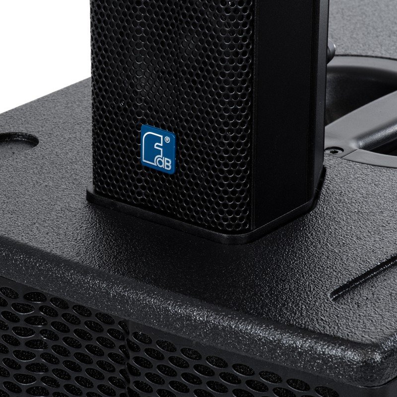 GloboStar® FDB K803 98024 PA Speaker - Παθητικό Ηχείο Column Κολωνάτο Επιτοίχιο & Επιδαπέδιο 8Ω - 200W RMS (800W Peak) - 8 x 3" Inches Mid & HF - IP20 - Μαύρο - Μ10 x Π11 x Υ75cm - Ζεύγος