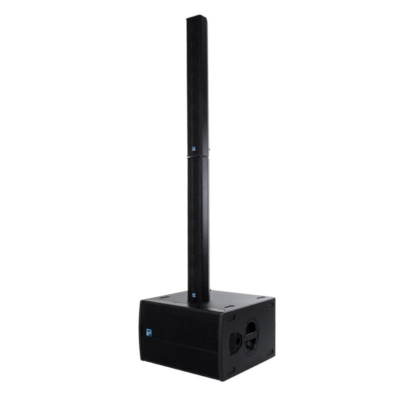 GloboStar® FDB K803 98024 PA Speaker - Παθητικό Ηχείο Column Κολωνάτο Επιτοίχιο & Επιδαπέδιο 8Ω - 200W RMS (800W Peak) - 8 x 3" Inches Mid & HF - IP20 - Μαύρο - Μ10 x Π11 x Υ75cm - Ζεύγος