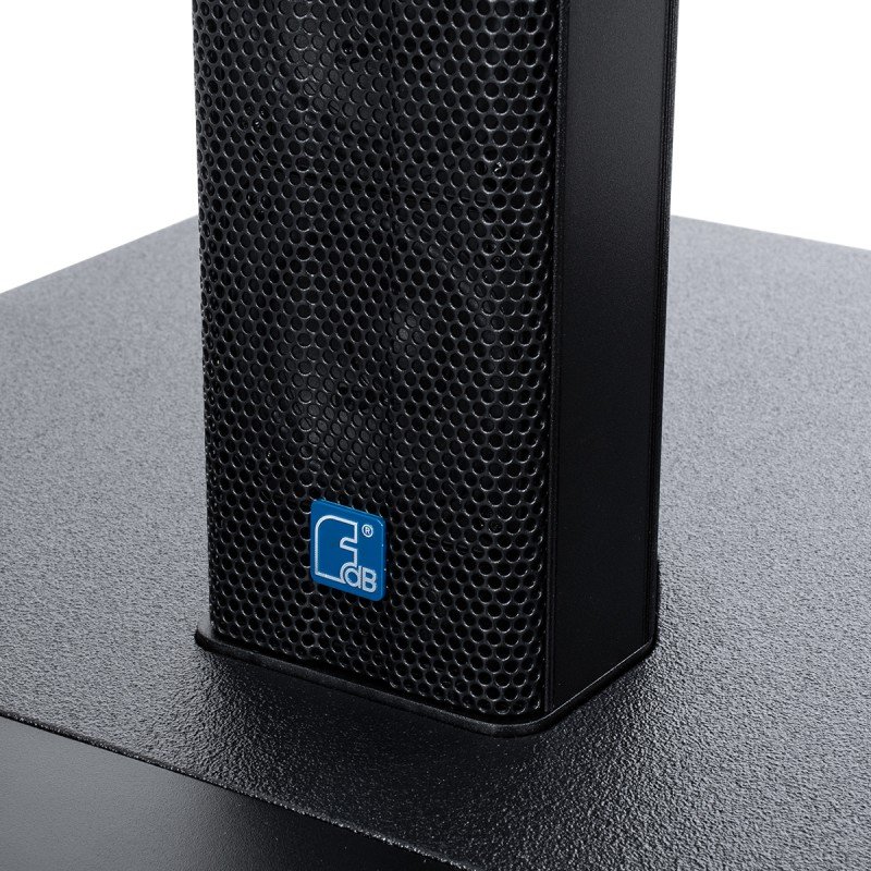GloboStar® FDB K803 98024 PA Speaker - Παθητικό Ηχείο Column Κολωνάτο Επιτοίχιο & Επιδαπέδιο 8Ω - 200W RMS (800W Peak) - 8 x 3" Inches Mid & HF - IP20 - Μαύρο - Μ10 x Π11 x Υ75cm - Ζεύγος