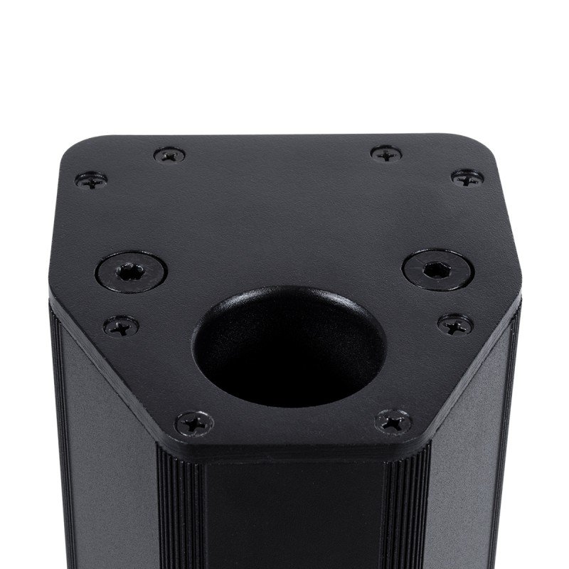 GloboStar® FDB K803 98024 PA Speaker - Παθητικό Ηχείο Column Κολωνάτο Επιτοίχιο & Επιδαπέδιο 8Ω - 200W RMS (800W Peak) - 8 x 3" Inches Mid & HF - IP20 - Μαύρο - Μ10 x Π11 x Υ75cm - Ζεύγος