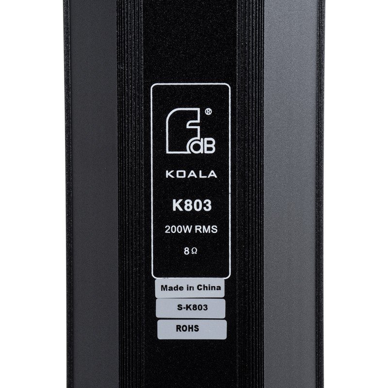 GloboStar® FDB K803 98024 PA Speaker - Παθητικό Ηχείο Column Κολωνάτο Επιτοίχιο & Επιδαπέδιο 8Ω - 200W RMS (800W Peak) - 8 x 3" Inches Mid & HF - IP20 - Μαύρο - Μ10 x Π11 x Υ75cm - Ζεύγος