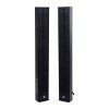 GloboStar® FDB K803 98024 PA Speaker - Παθητικό Ηχείο Column Κολωνάτο Επιτοίχιο & Επιδαπέδιο 8Ω - 200W RMS (800W Peak) - 8 x 3" Inches Mid & HF - IP20 - Μαύρο - Μ10 x Π11 x Υ75cm - Ζεύγος