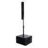 GloboStar® FDB K803+K112BAS 98024-98025-SET PA Column System - Ενεργό Αυτοενισχυόμενο Σετ Ηχείων & Subwoofer Column Κολωνάτο με Ψηφιακό Ενισχυτή FA2.36 AC 220V/50-60Hz - 600W RMS/8Ω + 400W RMS/8Ω (4000W Peak) - IP20 - Μαύρο - Σετ 4 Τεμαχίων