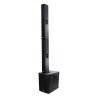 GloboStar® FDB K806 98027 PA Speaker - Παθητικό Ηχείο Column Κολωνάτο Επιτοίχιο & Επιδαπέδιο 6Ω - 480W RMS (1920W Peak) - 6 x 6" Inches Mid & 2 x 1.7" Inches HF - IP20 - Μαύρο - Μ15.8 x Π24.2 x Υ129cm