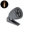GLOBOSTAR® TREESPO 90468 Φωτιστικό Σποτ για Φυτά - Δέντρα LED 12W 1260lm 15° DC 24V Αδιάβροχο IP67 Ultra Θερμό Λευκό 2200K Dimmable - Bridgelux SMD Chip - Γκρι Ανθρακί - Μ9 x Π11 x Υ9cm - 3 Χρόνια Εγγύηση