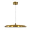 GLOBOSTAR® BARON 60887 Μοντέρνο Κρεμαστό Φωτιστικό Οροφής LED 24W 2880lm 120° AC 220-240V IP20 Ρυθμιζόμενο Λευκό CCT με On/Off 2700K/4500K/6000K - Lumileds SMD Chip - Χρυσό - Μ40 x Π40 x Υ10cm - 3 Χρόνια Εγγύηση
