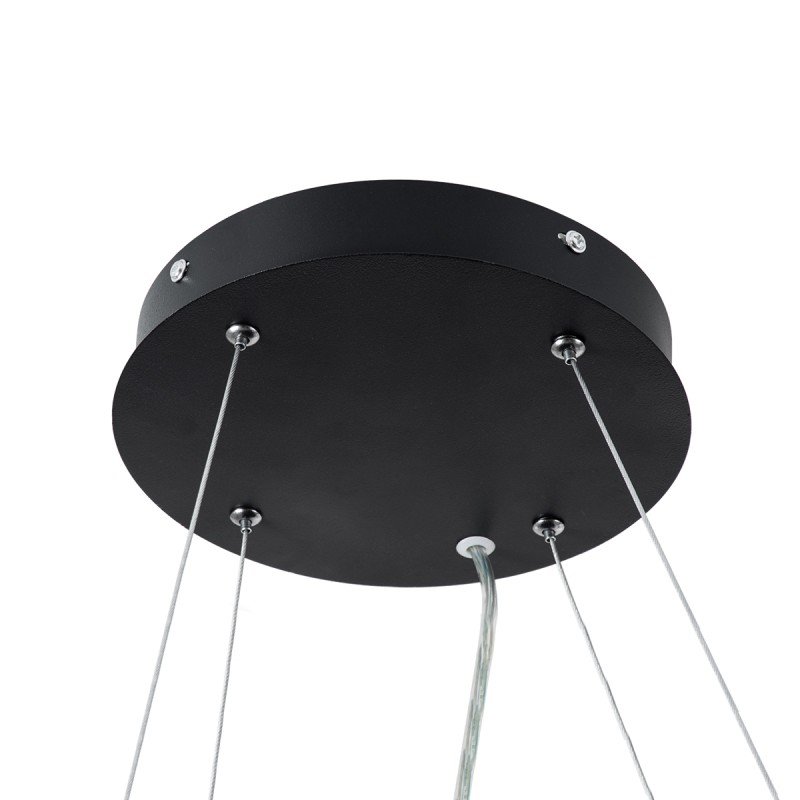GLOBOSTAR® KAMALA 61206-P Μοντέρνο Κρεμαστό Φωτιστικό Οροφής LED 67W 6700lm 120° AC 220-240V IP20 Ρυθμιζόμενο Λευκό CCT με Χειριστήριο από 2700K έως 6000K Dimmable - Lumileds SMD Chip - Μαύρο Ματ - Μ40 x Π40 x Υ8cm - 3 Χρόνια Εγγύηση GLOBOSTAR® KAMALA 61206-P Μοντέρνο Κρεμαστό Φωτιστικό Οροφής LED 67W 6700lm 120° AC 220-240V IP20 Ρυθμιζόμενο Λευκό CCT με Χειριστήριο από 2700K έως 6000K Dimmable - Lumileds SMD Chip - Μαύρο Ματ - Μ40 x Π40 x Υ8cm - 3 Χρόνια Εγγύηση