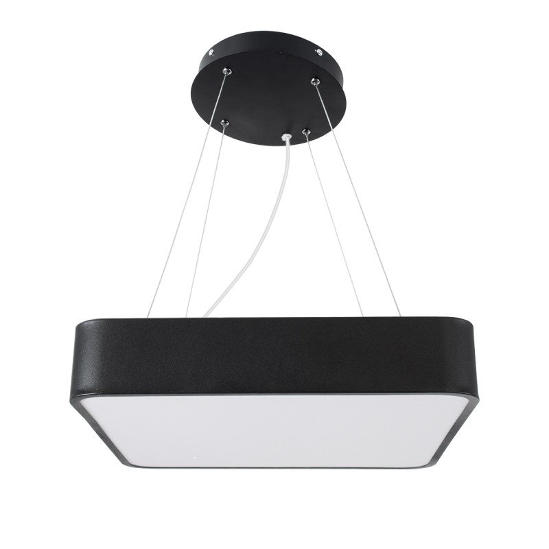 GLOBOSTAR® KAMALA 61206-P Μοντέρνο Κρεμαστό Φωτιστικό Οροφής LED 67W 6700lm 120° AC 220-240V IP20 Ρυθμιζόμενο Λευκό CCT με Χειριστήριο από 2700K έως 6000K Dimmable - Lumileds SMD Chip - Μαύρο Ματ - Μ40 x Π40 x Υ8cm - 3 Χρόνια Εγγύηση GLOBOSTAR® KAMALA 61206-P Μοντέρνο Κρεμαστό Φωτιστικό Οροφής LED 67W 6700lm 120° AC 220-240V IP20 Ρυθμιζόμενο Λευκό CCT με Χειριστήριο από 2700K έως 6000K Dimmable - Lumileds SMD Chip - Μαύρο Ματ - Μ40 x Π40 x Υ8cm - 3 Χρόνια Εγγύηση