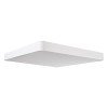 GLOBOSTAR® KAMALA 61211-P Μοντέρνο Κρεμαστό Φωτιστικό Οροφής LED 100W 11020lm 120° AC 220-240V IP20 Ρυθμιζόμενο Λευκό CCT με Χειριστήριο από 2700K έως 6000K Dimmable - Lumileds SMD Chip - Λευκό Ματ - Μ80 x Π80 x Υ8cm - 3 Χρόνια Εγγύηση