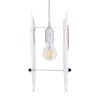 GLOBOSTAR® OWL 61576 Παιδικό Κρεμαστό Φωτιστικό Οροφής με Ντουί 1 x E27 AC 220-240V IP20 - Πολύχρωμο - Μ29.5 x Π15.5 x Υ30.5cm