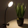 GLOBOSTAR® GROWME 79649 Φωτιστικό Ανάπτυξης Φυτών με Ενσωματωμένο Χειριστήριο LED 5W 200lm 160° DC 5V με USB 2.0 IP20 Πλήρους Φάσματος Θερμό Λευκό 3000K Dimmable - Sanan SMD Chip - Μαύρο - Μ10 x Π20 x Υ36cm - 2 Χρόνια Εγγύηση