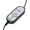 GLOBOSTAR® GROWME 79649 Φωτιστικό Ανάπτυξης Φυτών με Ενσωματωμένο Χειριστήριο LED 5W 200lm 160° DC 5V με USB 2.0 IP20 Πλήρους Φάσματος Θερμό Λευκό 3000K Dimmable - Sanan SMD Chip - Μαύρο - Μ10 x Π20 x Υ36cm - 2 Χρόνια Εγγύηση