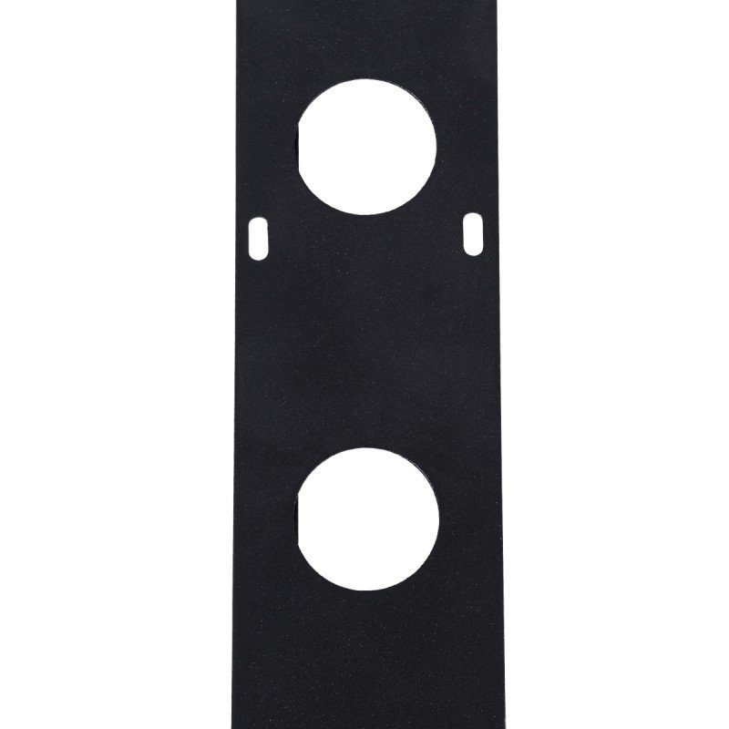 GloboStar® 90237 Μεταλλικο Καλυμμα 1 Μέτρου 15 Τεμαχίων για Ψηφιακή Αλυσίδα Γιρλάντα 20 Σποτ LED με Κωδικό 90140 Μαύρο Μ100 x Π4.7 x Υ1cm