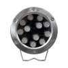 GLOBOSTAR® UNDERWATERJERRY 90425 Υποβρύχιο Επιφανειακό Σποτ για Σιντριβάνια/Πισίνες LED 12W 1200lm 30° DC 24V Αδιάβροχο IP68 Πολύχρωμο RGBW Dimmable DMX512 - Bridgelux SMD Chip - Ανοξείδωτο Ατσάλι 304 - Μ14.5 x Π7 x Υ19cm - 3 Χρόνια Εγγύηση