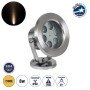 GLOBOSTAR® UNDERWATER-DEDY 90426 Υποβρύχιο Επιφανειακό Σποτ για Σιντριβάνια/Πισίνες LED 6W 540lm 30° DC 24V Αδιάβροχο IP68 Θερμό Λευκό 2700K Dimmable - Ανοξείδωτο Ατσάλι 304 - Μ12 x Π7.5 x Υ14.5cm - 3 Χρόνια Εγγύηση
