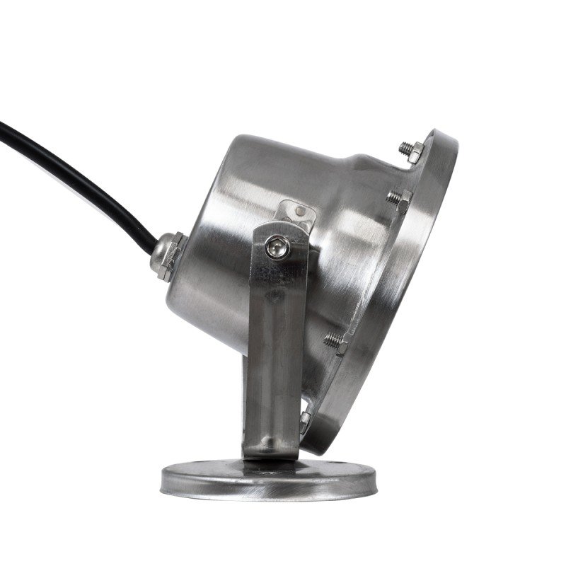 GLOBOSTAR® UNDERWATER-DEDY 90426 Υποβρύχιο Επιφανειακό Σποτ για Σιντριβάνια/Πισίνες LED 6W 540lm 30° DC 24V Αδιάβροχο IP68 Θερμό Λευκό 2700K Dimmable - Ανοξείδωτο Ατσάλι 304 - Μ12 x Π7.5 x Υ14.5cm - 3 Χρόνια Εγγύηση