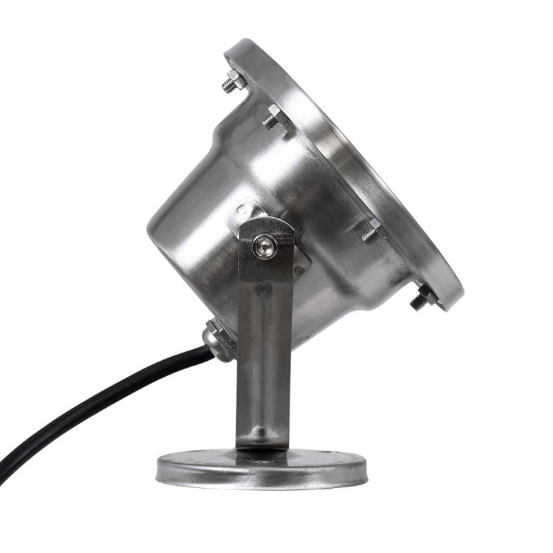GLOBOSTAR® UNDERWATER-DEDY 90426 Υποβρύχιο Επιφανειακό Σποτ για Σιντριβάνια/Πισίνες LED 6W 540lm 30° DC 24V Αδιάβροχο IP68 Θερμό Λευκό 2700K Dimmable - Ανοξείδωτο Ατσάλι 304 - Μ12 x Π7.5 x Υ14.5cm - 3 Χρόνια Εγγύηση