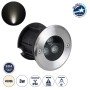 GloboStar® UNDERWATER-JULIA 90563 Υποβρύχιο Χωνευτό Φωτιστικό Σποτ Ειδικό για Σιντριβάνια LED 3W 285lm 15° DC 24V Αδιάβροχο IP68 Φ10 x Υ7.5cm Φυσικό Λευκό 4500K - Ανοξείδωτο Ατσάλι - 3 Χρόνια Εγγύηση