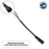 GLOBOSTAR® WWCONNECTOR 90705 5 Pin Σύνδεσμος Τροφοδοσίας για Wall Washers & Προβολείς με Είσοδο 5 x 0.25mm2 & Έξοδο 1 x Αρσενικό Βύσμα Αδιάβροχο IP65 - Μαύρο - Μ12.5 x Π1.6 x Υ1.6cm