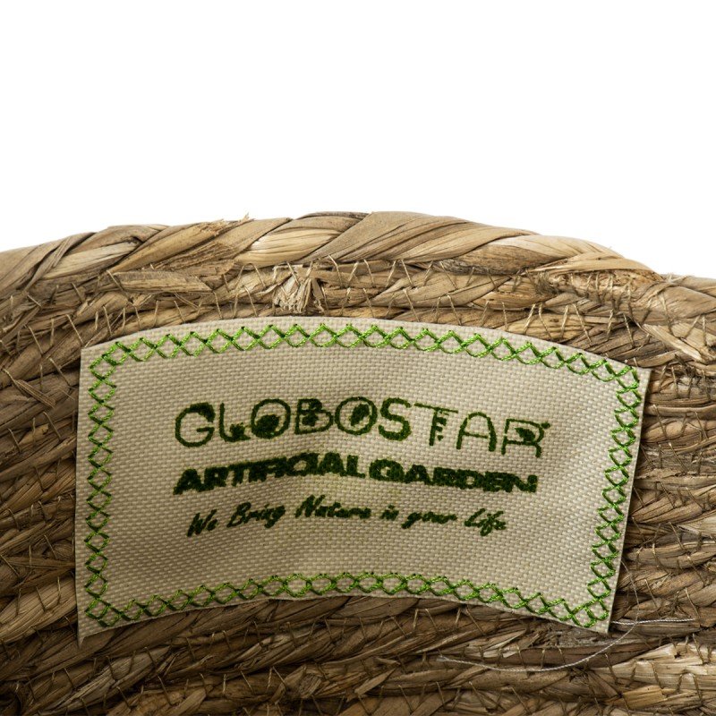 GloboStar® Artificial Garden PAROS 20276 Διακοσμητικό Πλεκτό Καλάθι - Κασπώ Γλάστρα - Flower Pot Μπεζ Φ24cm x Υ19cm GloboStar® Artificial Garden PAROS 20276 Διακοσμητικό Πλεκτό Καλάθι - Κασπώ Γλάστρα - Flower Pot Μπεζ Φ24cm x Υ19cm