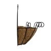 GloboStar® Artificial Garden KOUFONISIA 20482 Επιτοίχιο Κασπώ Γλάστρα - Flower Pot από Φλοιό Καρύδας Καφέ Φ25cm x Υ15cm GloboStar® Artificial Garden KOUFONISIA 20482 Επιτοίχιο Κασπώ Γλάστρα - Flower Pot από Φλοιό Καρύδας Καφέ Φ25cm x Υ15cm