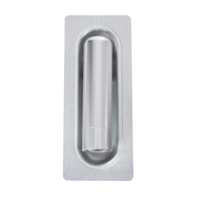 GLOBOSTAR® MANHATTAN 61099 Μοντέρνο Φωτιστικό Τοίχου - Απλίκα Ξενοδοχείου Reading Light LED 3W 405lm 36° AC 220-240V IP20 Φυσικό Λευκό 4500K - Bridgelux COB Chip & TÜV SÜD Driver - Νίκελ Βούρτσας - Μ7 x Π7 x Υ17cm - 3 Χρόνια Εγγύηση