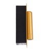 GLOBOSTAR® MANHATTAN 61100 Μοντέρνο Φωτιστικό Τοίχου - Απλίκα Ξενοδοχείου Reading Light LED 3W 405lm 36° AC 220-240V IP20 Φυσικό Λευκό 4500K - Bridgelux COB Chip & TÜV SÜD Driver - Χρυσό Βούρτσας - Μ7 x Π7 x Υ17cm - 3 Χρόνια Εγγύηση