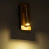 GLOBOSTAR® MANHATTAN 61100 Μοντέρνο Φωτιστικό Τοίχου - Απλίκα Ξενοδοχείου Reading Light LED 3W 405lm 36° AC 220-240V IP20 Φυσικό Λευκό 4500K - Bridgelux COB Chip & TÜV SÜD Driver - Χρυσό Βούρτσας - Μ7 x Π7 x Υ17cm - 3 Χρόνια Εγγύηση