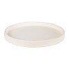 GloboStar® Artificial Garden PARGA 20452 Πήλινο Κεραμικό Κασπώ Γλάστρα - Flower Pot Μπεζ Φ23cm x Υ20.5cm
