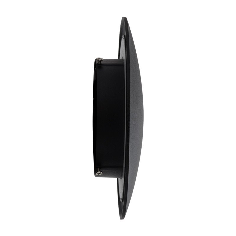 GLOBOSTAR® HELIO-R 60493 Μοντέρνο Φωτιστικό Τοίχου - Απλίκα LED 10W 1200lm 120° AC 220-240V Αδιάβροχο IP65 Φυσικό Λευκό 4500K - Lumileds SMD Chip & TÜV SÜD Driver - Μαύρο Ματ - Μ21 x Π21 x Υ5cm - 5 Χρόνια Εγγύηση