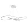 GLOBOSTAR® DEXTER 60918 Μοντέρνο Κρεμαστό Φωτιστικό Οροφής LED 120W 13440lm 300° AC 220-240V IP20 Ρυθμιζόμενο Λευκό CCT με Χειριστήριο από 2700K έως 6000K Dimmable - Lumileds SMD Chip - Λευκό Ματ - Μ103 x Π103 x Υ22cm - 3 Χρόνια Εγγύηση
