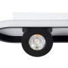 GLOBOSTAR® NESPO 61212 Μοντέρνο Φωτιστικό Οροφής LED 36W 4032lm 360° & 45° AC 220-240V IP20 Ρυθμιζόμενο Λευκό CCT με On/Off 2700K/4500K/6000K - Lumileds SMD Chip - Μαύρο Ματ - Μ40 x Π13 x Υ6.5cm - 3 Χρόνια Εγγύηση