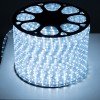 GLOBOSTAR® LIGHTUBE 70600 Φωτοσωλήνας LED 3.9W/m 195lm/m 360° DC 220-240V Αδιάβροχο IP65 36 x Diode Chip/m Ψυχρό Λευκό 6000K Dimmable - Μ100 x Π1.2 x Υ1.2cm - 2 Χρόνια Εγγύηση