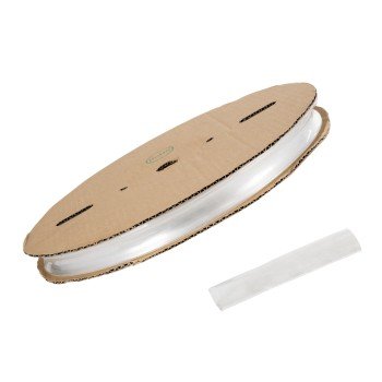 GLOBOSTAR® SHRINKTUBE 79968 Θερμοσυστελλόμενο Μακαρόνι Στεγανοποίησης για Neon Flex LED Αδιάβροχο IP65 - Διάφανο - Μ10000 x Π2 x Υ2cm/Π1 x Υ1cm - Ρολό 100 Μέτρων
