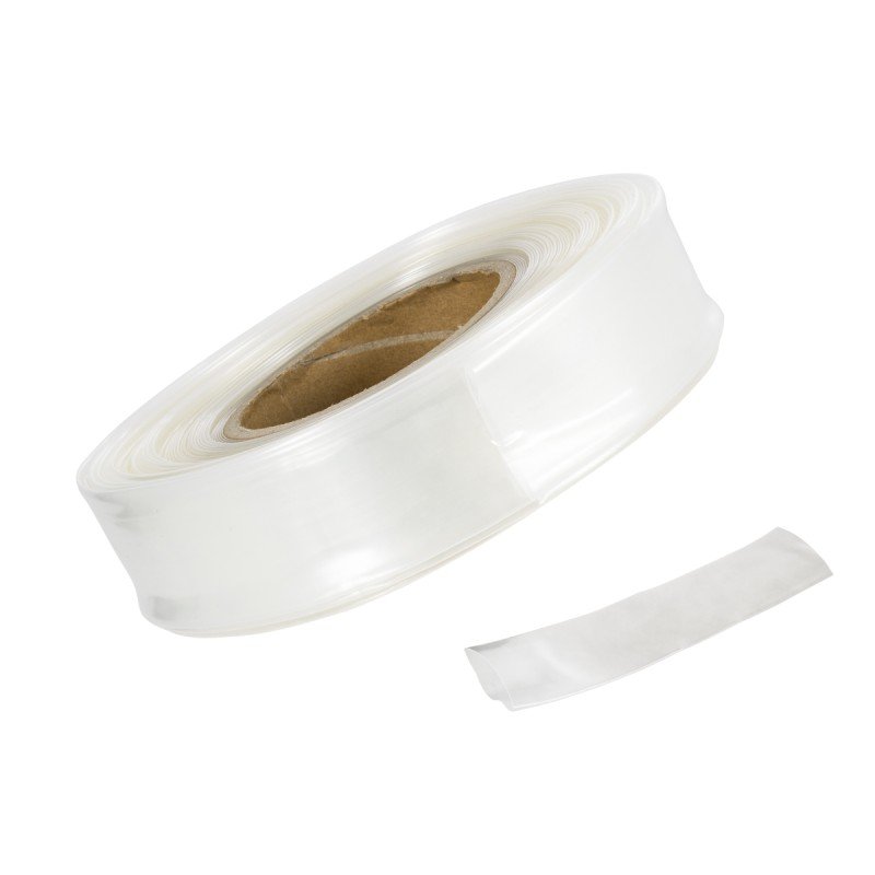 GLOBOSTAR® SHRINKTUBE 79969 Θερμοσυστελλόμενο Μακαρόνι Στεγανοποίησης για Neon Flex LED Αδιάβροχο IP65 - Διάφανο - Μ2500 x Π3 x Υ3cm/Π1.5 x Υ1.5cm - Ρολό 25 Μέτρων