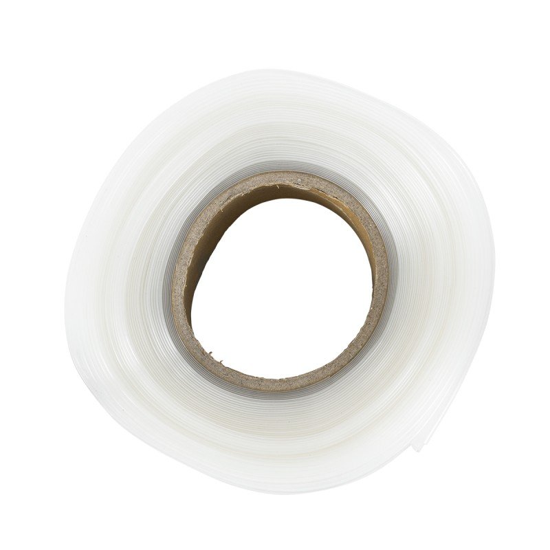 GLOBOSTAR® SHRINKTUBE 79969 Θερμοσυστελλόμενο Μακαρόνι Στεγανοποίησης για Neon Flex LED Αδιάβροχο IP65 - Διάφανο - Μ2500 x Π3 x Υ3cm/Π1.5 x Υ1.5cm - Ρολό 25 Μέτρων