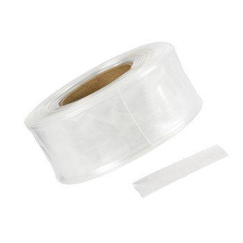 GLOBOSTAR® SHRINKTUBE 79971 Θερμοσυστελλόμενο Μακαρόνι Στεγανοποίησης για Neon Flex LED Αδιάβροχο IP65 - Διάφανο - Μ2500 x Π5 x Υ5cm/Π2.5 x Υ2.5cm - Ρολό 25 Μέτρων