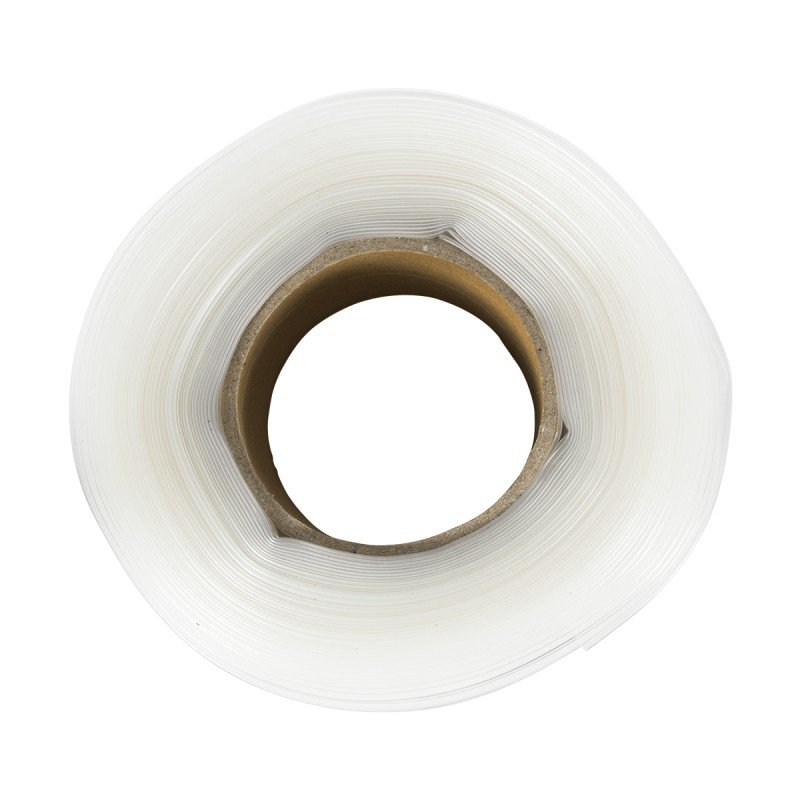 GLOBOSTAR® SHRINKTUBE 79971-1 Θερμοσυστελλόμενο Μακαρόνι Στεγανοποίησης για Neon Flex LED Αδιάβροχο IP65 - Διάφανο - Μ20 x Π5 x Υ5cm/Π2.5 x Υ2.5cm
