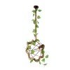 GLOBOSTAR® BRADLEY 01660 Vintage Κρεμαστό Φωτιστικό Οροφής με Ντουί 1 x E27 AC 220-240V IP20 - Πολύχρωμο - Μ33 x Π33 x Y33cm