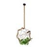 GLOBOSTAR® BRADLEY 01661 Vintage Κρεμαστό Φωτιστικό Οροφής με Ντουί 1 x E27 AC 220-240V IP20 - Πολύχρωμο - Μ42 x Π42 x Y42cm