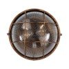 GLOBOSTAR® BOATLIGHT 61590 Vintage Φωτιστικό Καραβοχελώνα Τοίχου & Οροφής με Ντουί 2 x E27 AC 220-240V Αδιάβροχο IP65 - Χάλκινο Παλαιωμένο Εφέ Σκουριάς Ματ - Μ24 x Π24 x Υ11cm GLOBOSTAR® BOATLIGHT 61590 Vintage Φωτιστικό Καραβοχελώνα Τοίχου & Οροφής με Ντουί 2 x E27 AC 220-240V Αδιάβροχο IP65 - Χάλκινο Παλαιωμένο Εφέ Σκουριάς Ματ - Μ24 x Π24 x Υ11cm