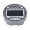 GloboStar® ROADER 60367 Professional LED Strobe Αυτόνομος Ηλιακός Χωνευτός Ανακλαστήρας Οδοστρώματος με Ενσωματωμένο Φωτοβολταϊκό Panel 2.5V 220mA & Επαναφορτιζόμενη Μπαταρία Ni-MH 1.2V 1200mAh - Αδιάβροχο IP68 - Ψυχρό Λευκό 6000K - Max Pass Load 20 Τ