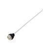 GloboStar® LAMPHOLDER 60499 Ντουί GU10 Πορσελάνης με 30cm VDE Καλώδιο & Anti-Fire Protection High Resistance Tube - ᐊVDEᐅ Certified - IP20 - Φ3.5 x Μ32cm - 5 Years Warranty