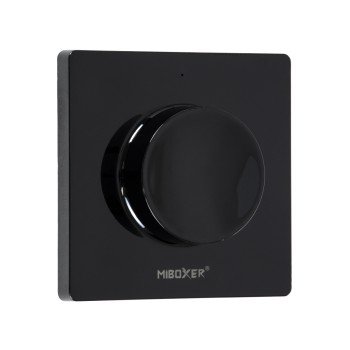 GLOBOSTAR® MiBoxer-K1-B 71444 RF 2.4G Ασύρματο Χειριστήριο Knob 1 Ζώνης για όλα τα Μονόχρωμα MiBoxer & MiLight Controller DC3V 1 x CR2032 IP20 - RF 2.4G - Μ8.5 x Π8.5 x Υ2.5cm - 3 Χρόνια Εγγύηση