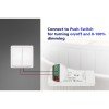 GLOBOSTAR® SKYDANCE-V5-L(WT) 71470 DC WiFi & RF 2.4Ghz & Push Dimmer / Controller με 5 x 6A 288W Κανάλια DC 12-48V 30A 1440W Max IP20 - WiFI & RF 2.4Ghz & Push Dimming - Μ18 x Π5.7 x Υ2.8cm - 5 Χρόνια Εγγύηση