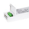 GLOBOSTAR® SKYDANCE-V5-L(WT) 71470 DC WiFi & RF 2.4Ghz & Push Dimmer / Controller με 5 x 6A 288W Κανάλια DC 12-48V 30A 1440W Max IP20 - WiFI & RF 2.4Ghz & Push Dimming - Μ18 x Π5.7 x Υ2.8cm - 5 Χρόνια Εγγύηση