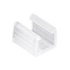 GLOBOSTAR® EPISLIM-A 70528 Βάση Στήριξης για Ταινία LED Αδιάβροχο IP65 - Διάφανο - Μ1.5 x Π1.3 x Υ1.1cm